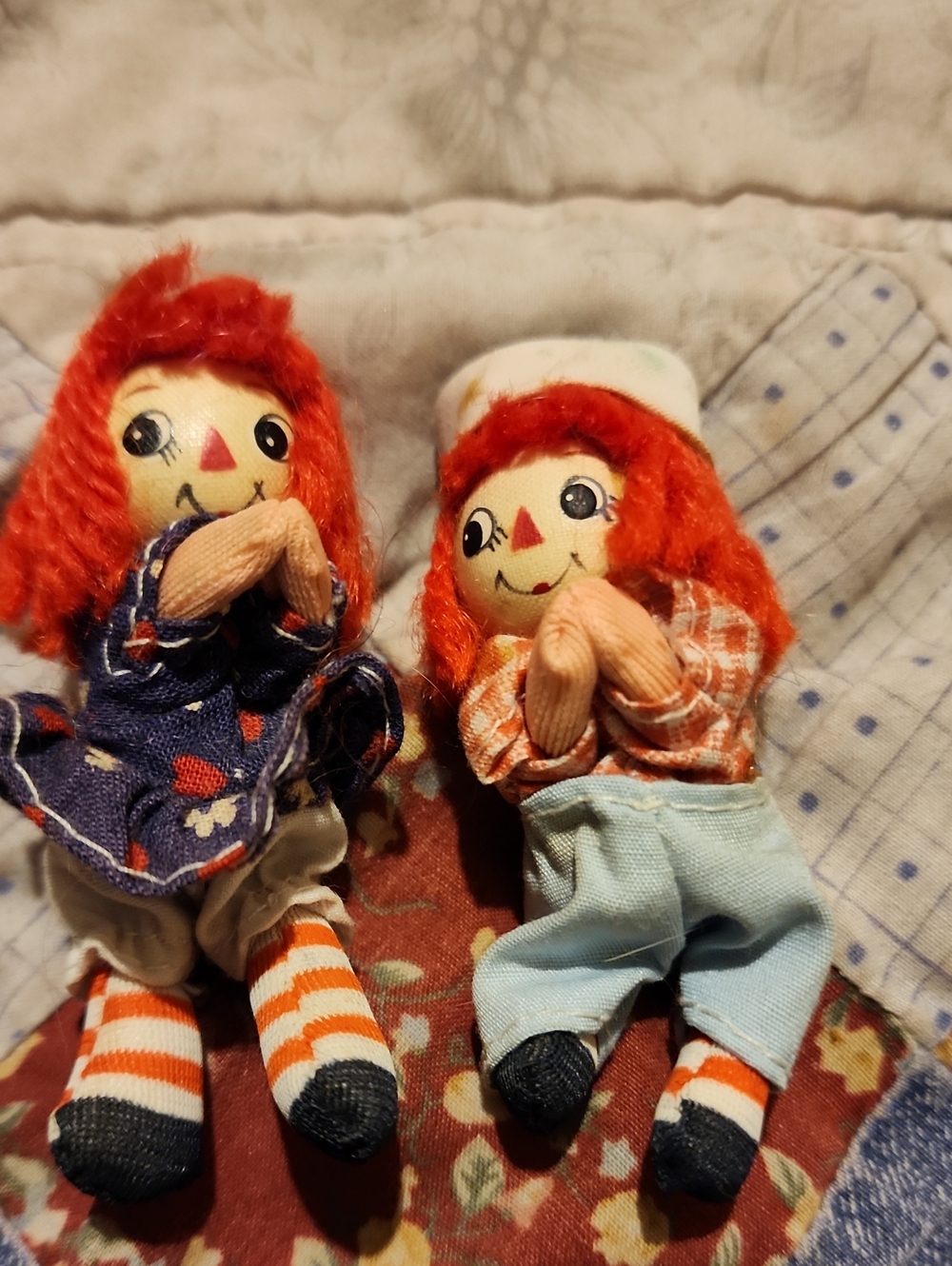 Raggedy Ann And Andy Pen/Pencil Huggers Vintage